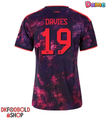 Bayern Munich Alphonso Davies #19 Tredje trøje Dame 2026-27 Kort ærmer Bayern Munich Alphonso Davies #19 Tredje trøje Dame 2026-27 Kort ærmer